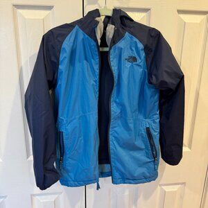 Boys North Face Jacket Large with Zipper In Fleece Jacket